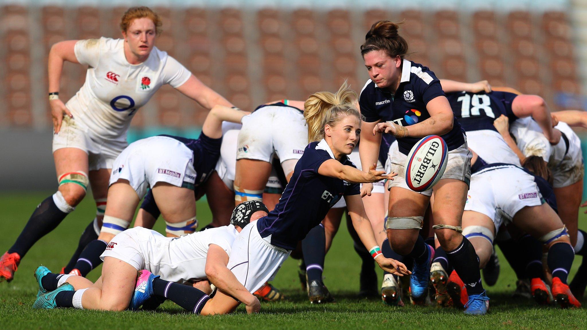 England v Scotland in the 2017 Women's Six Nations