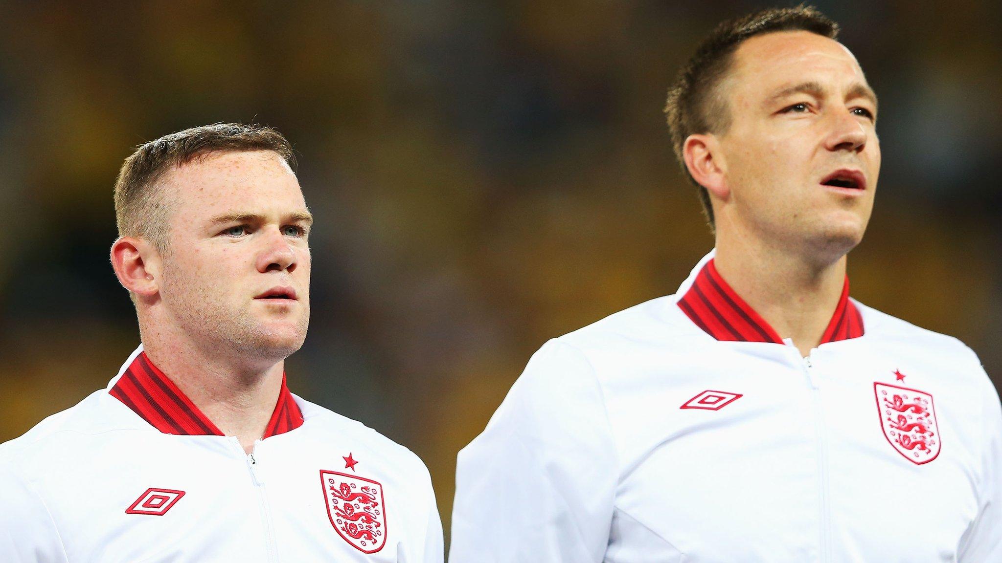 John Terry and Wayne Rooney