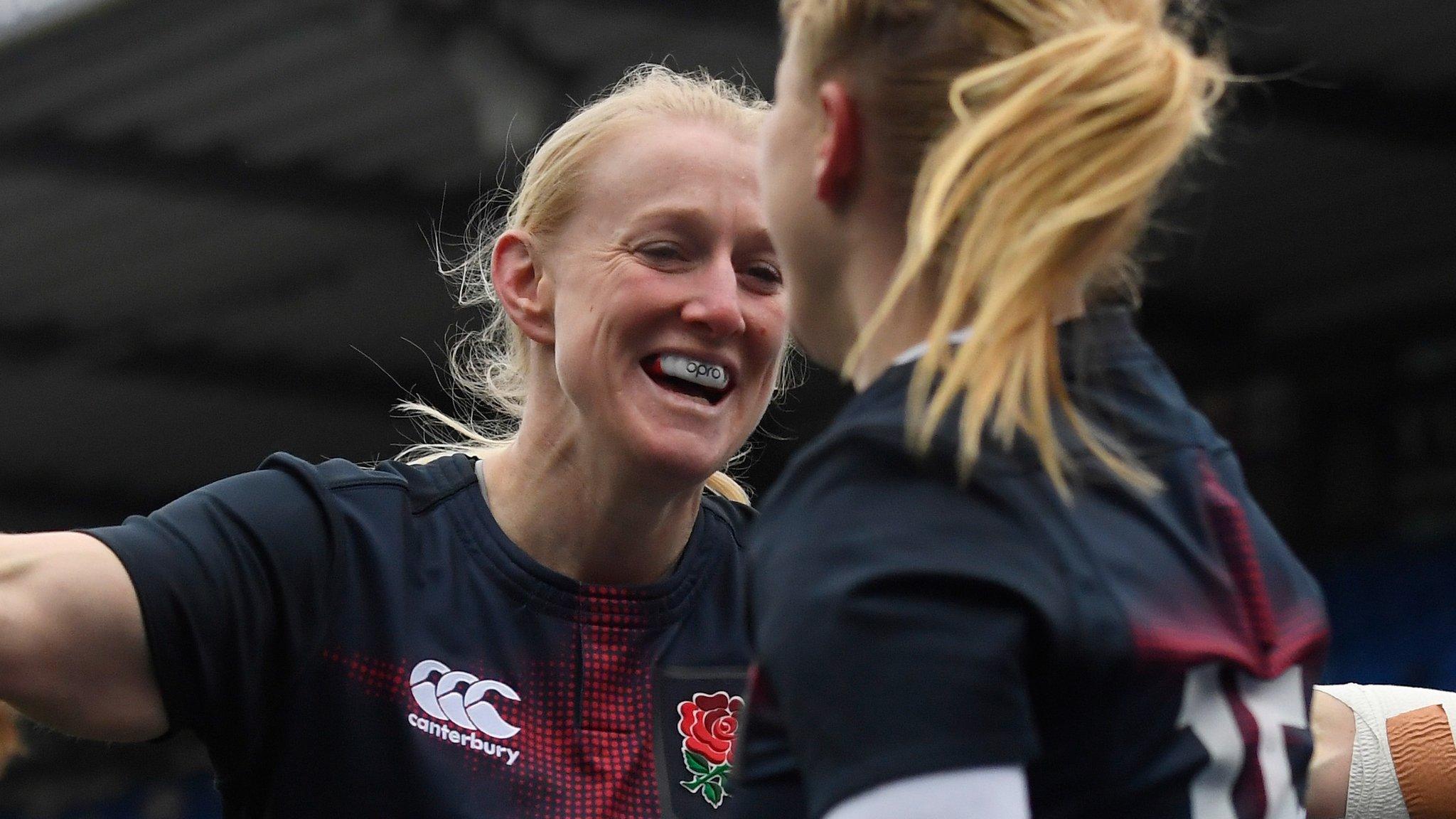 England Women celebrate