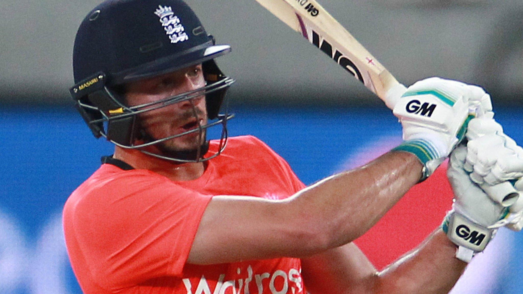 England batsman James Vince in T20 action against Pakistan