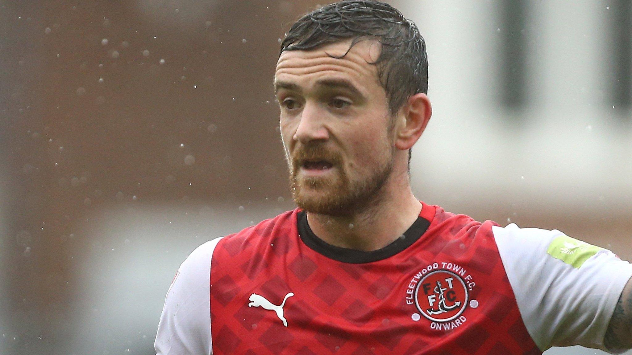 Jack Marriott in action for Fleetwood