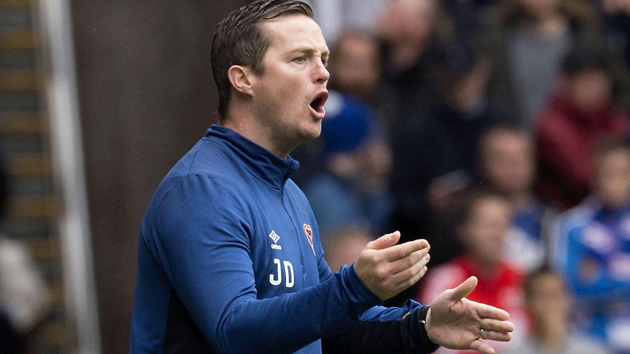 Hearts interim head coach Jon Daly