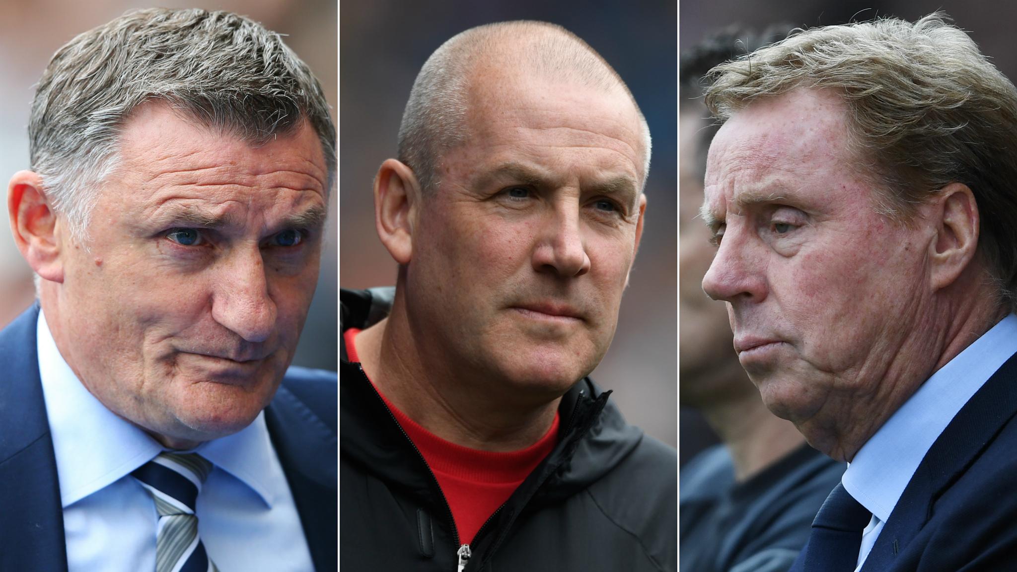 Tony Mowbray, Mark Warburton, Harry Redknapp