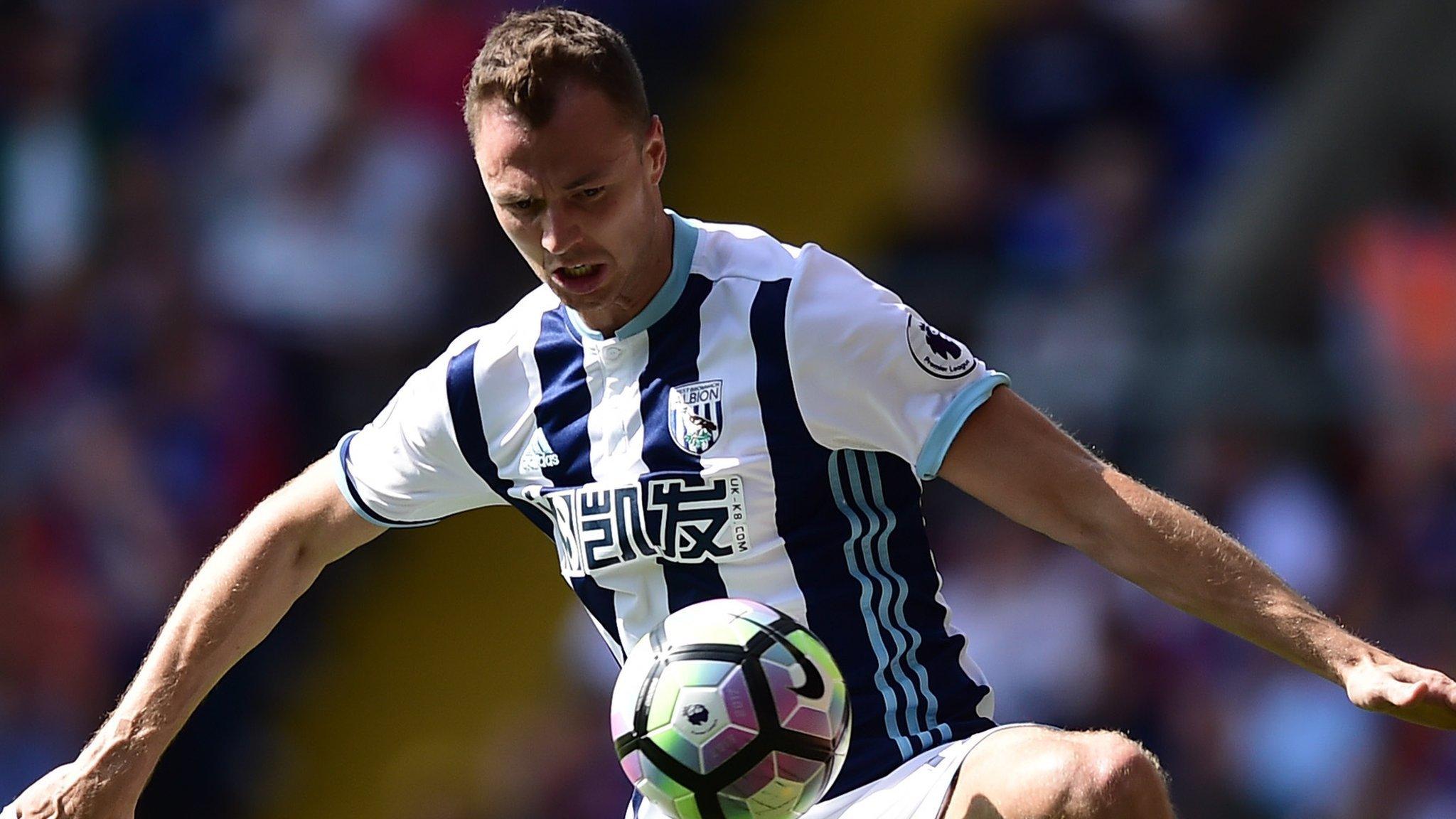 West Brom defender Jonny Evans