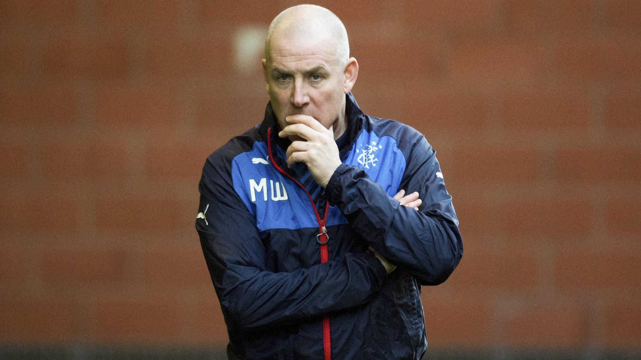 Rangers manager Mark Warburton