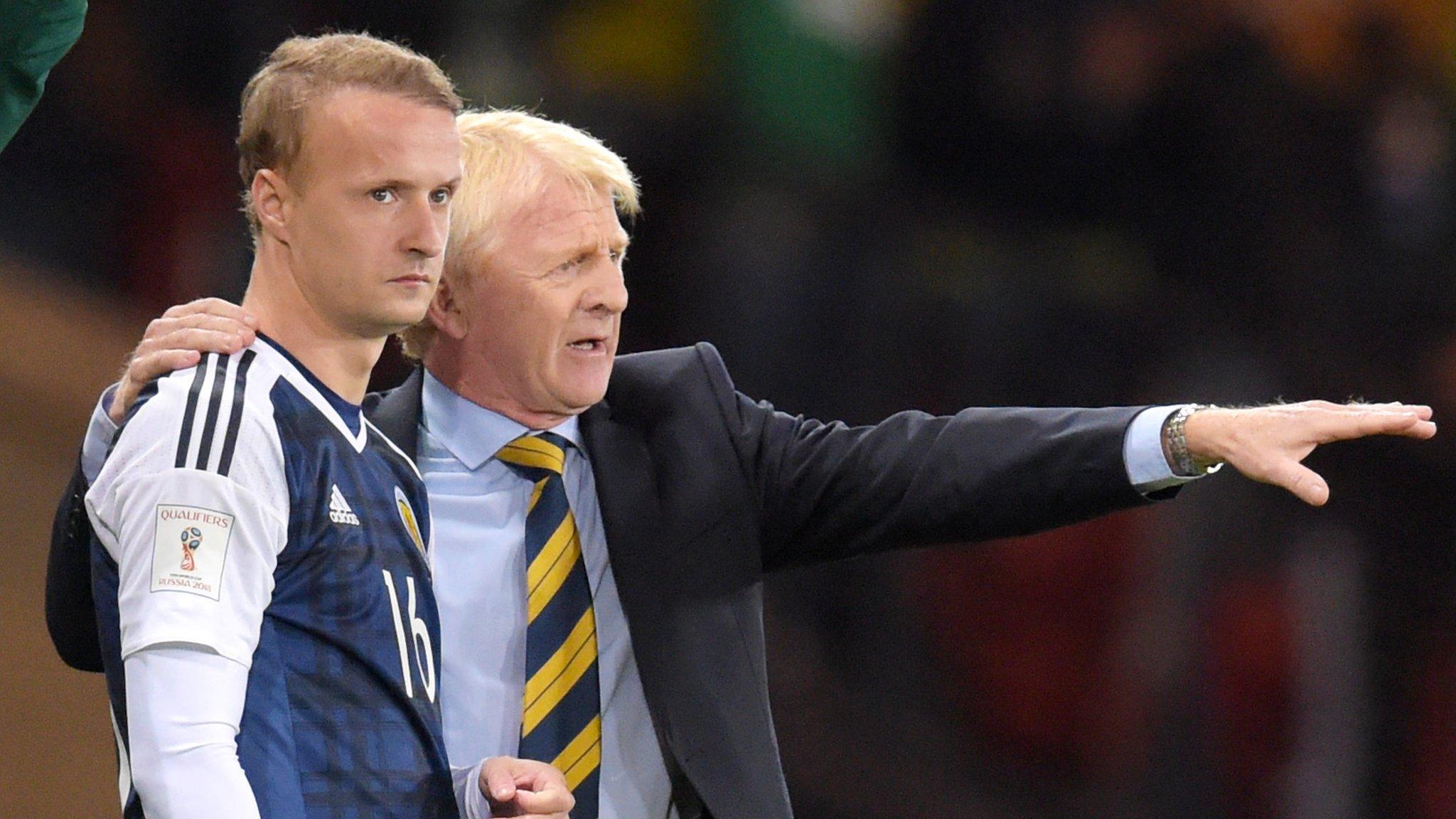 Leigh Griffiths (left) and Gordon Strachan