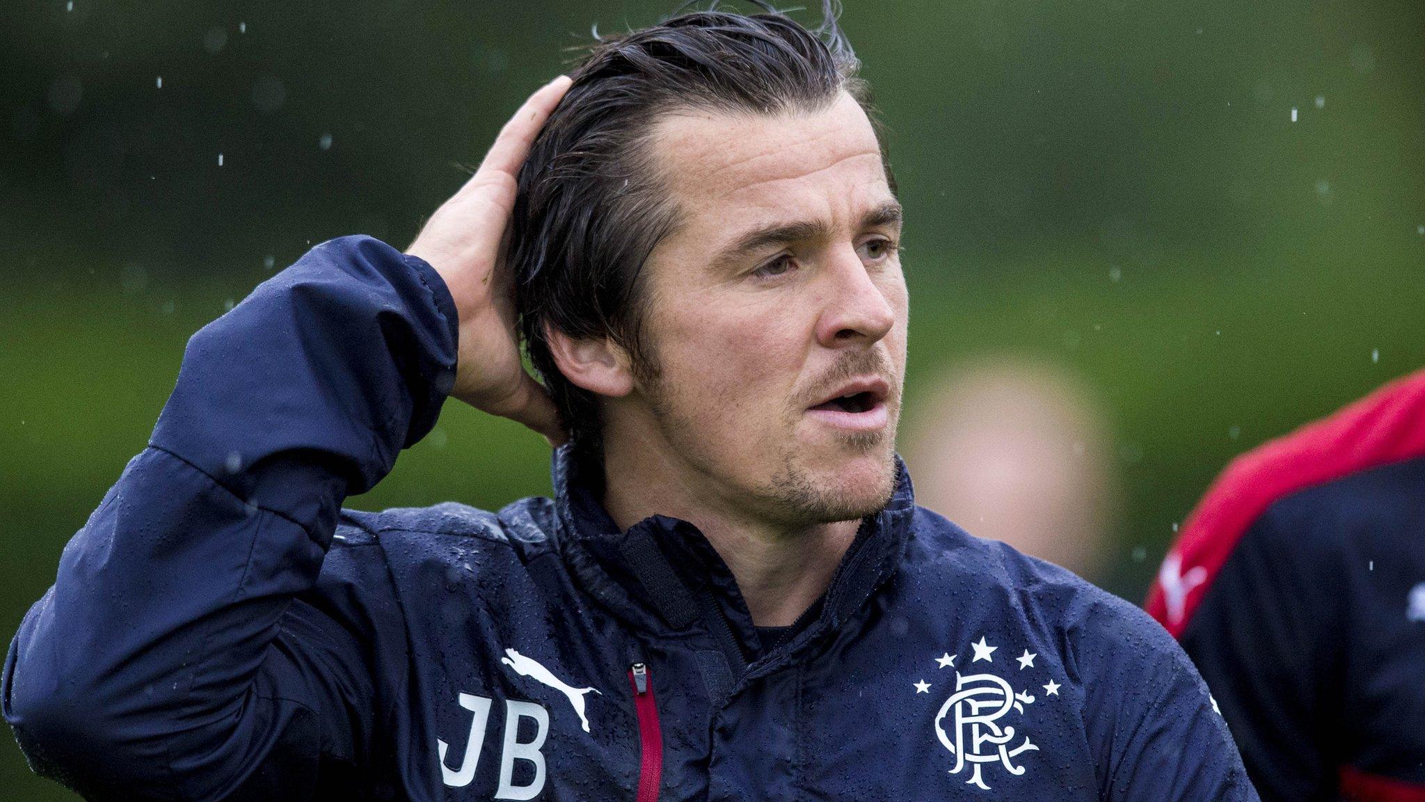 Rangers midfielder Joey Barton