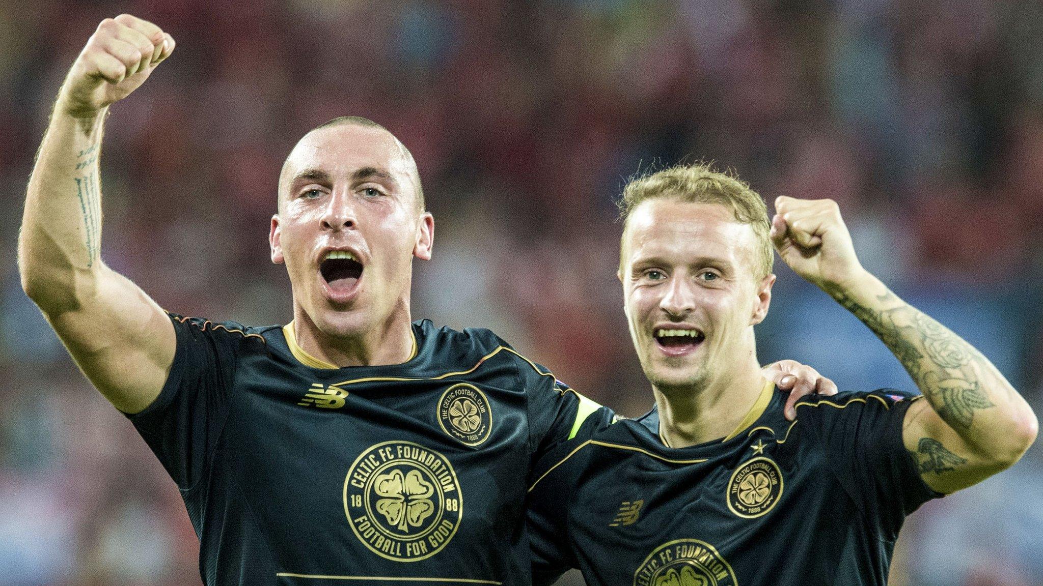 Scott Brown and Leigh Griffiths