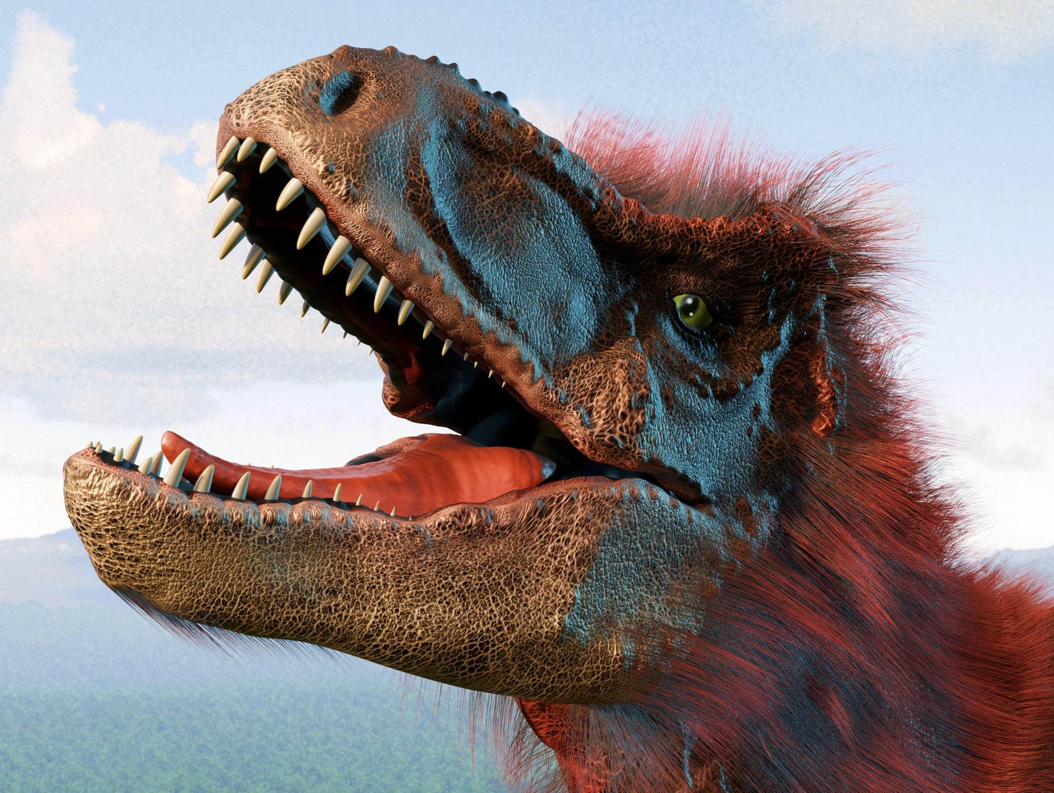 a feathered tyrannosaurus