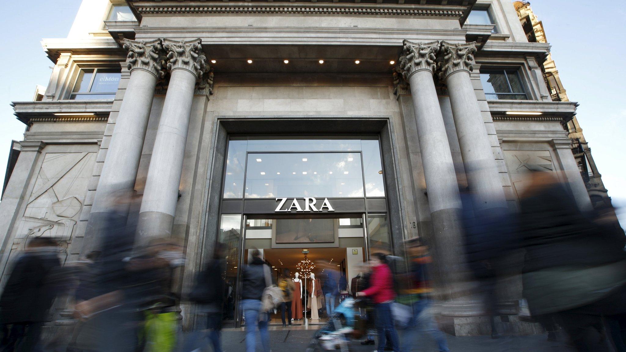 A Zara store in Barcelona