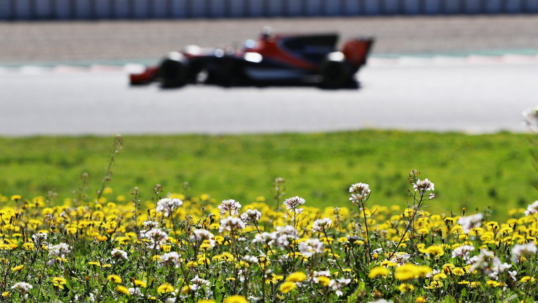 f1 testing in barcelona