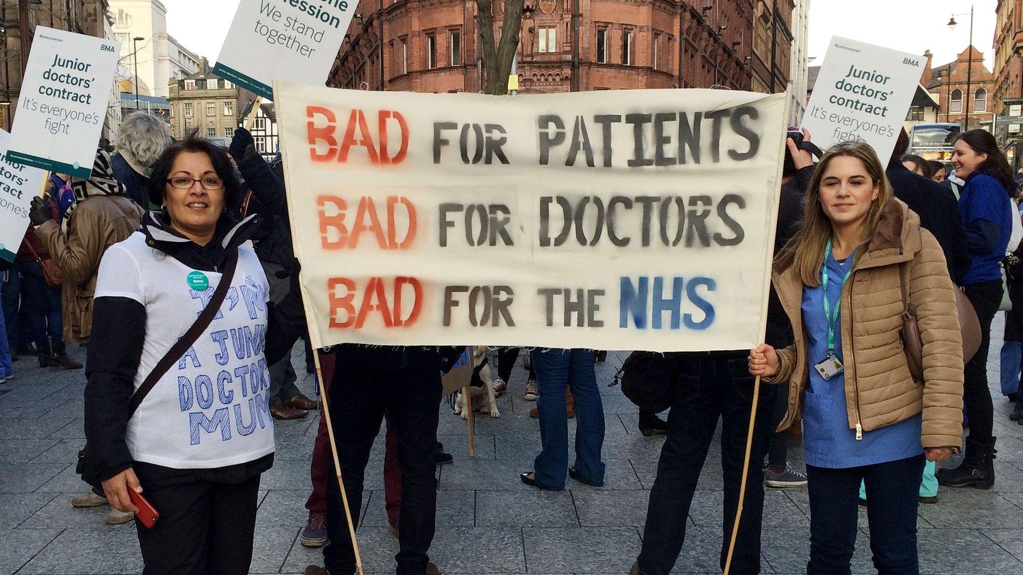 Junior doctors' protest