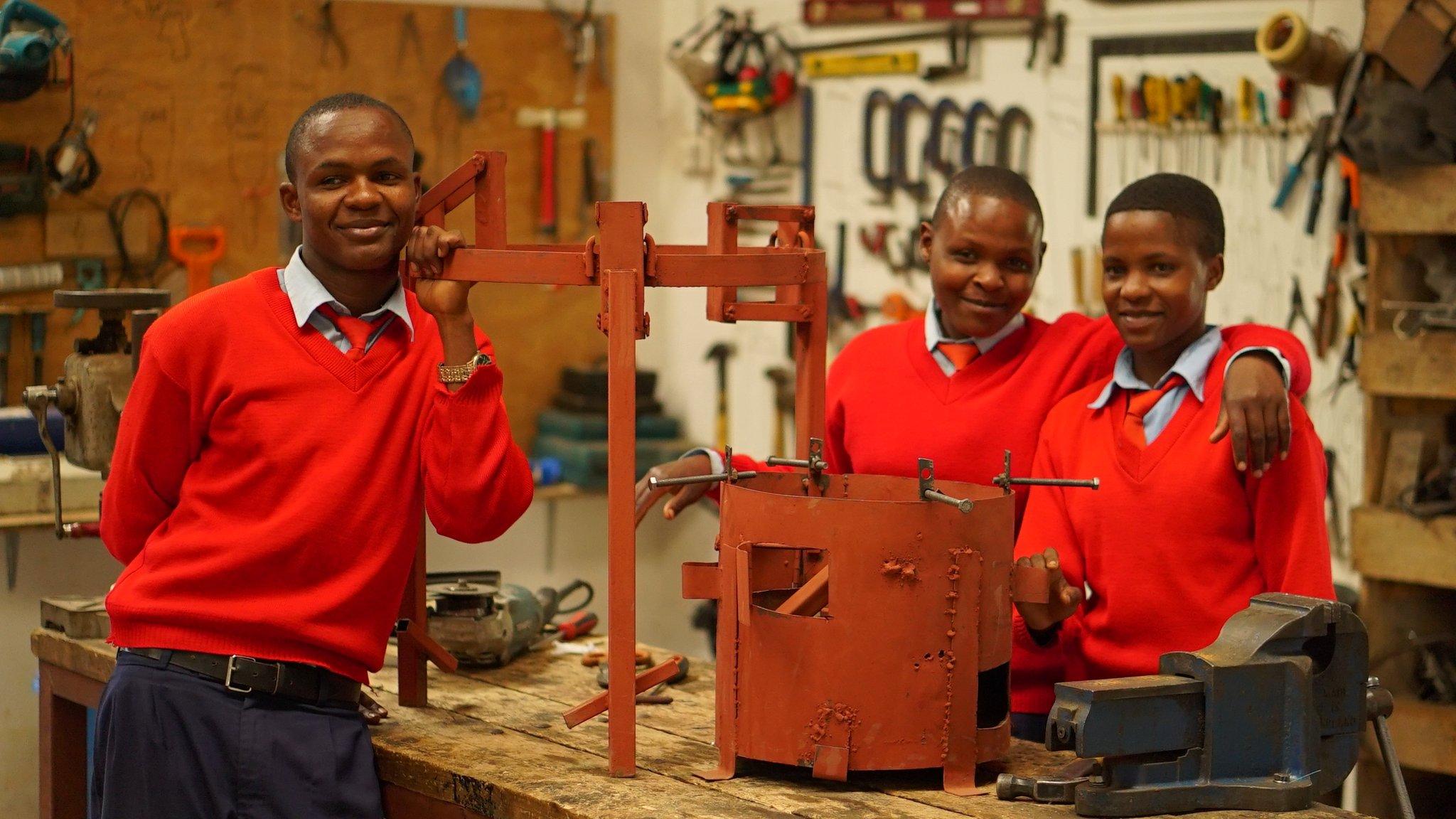 School students in the Twende workshop