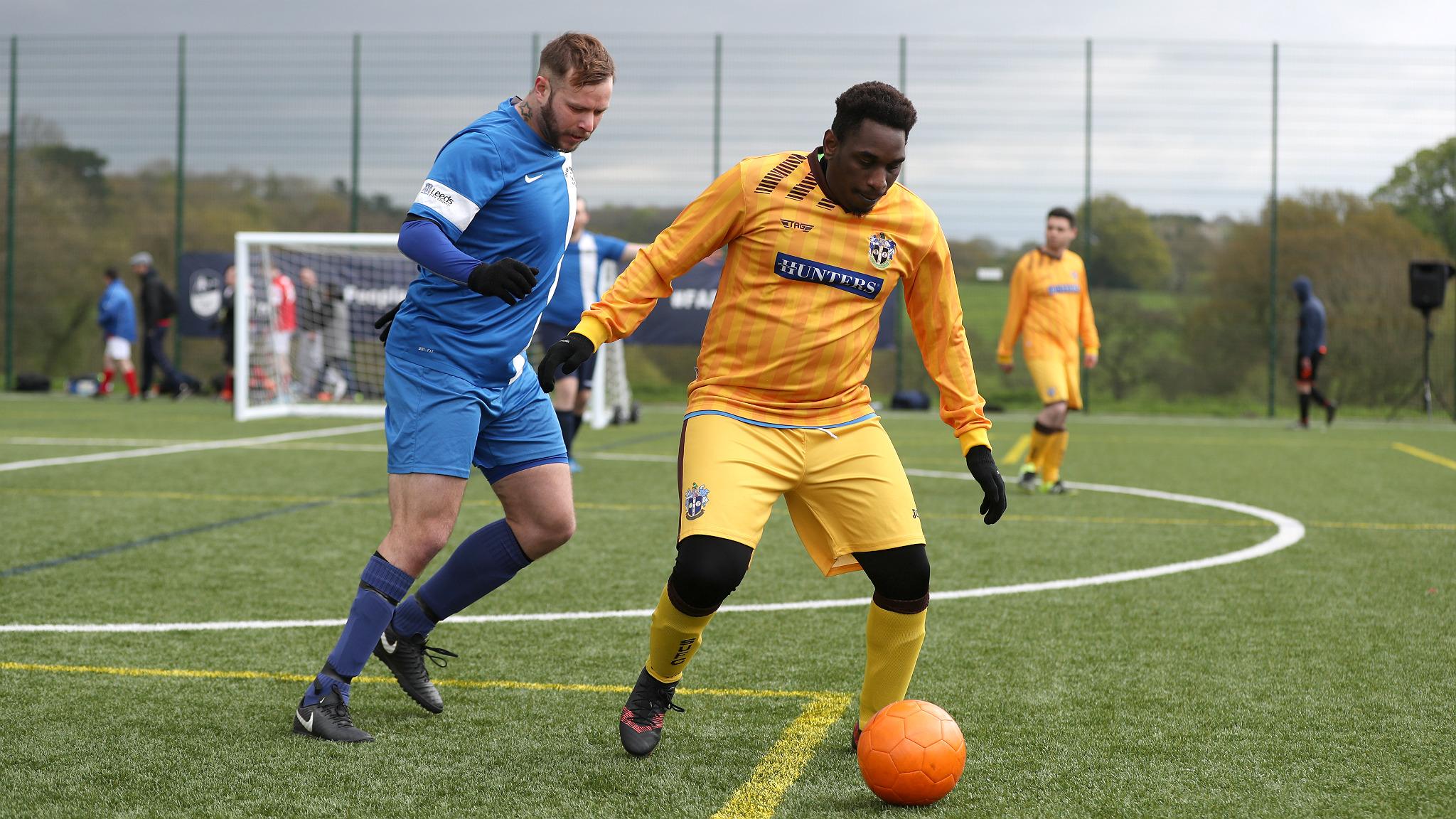 FA People's Cup Adult Males action