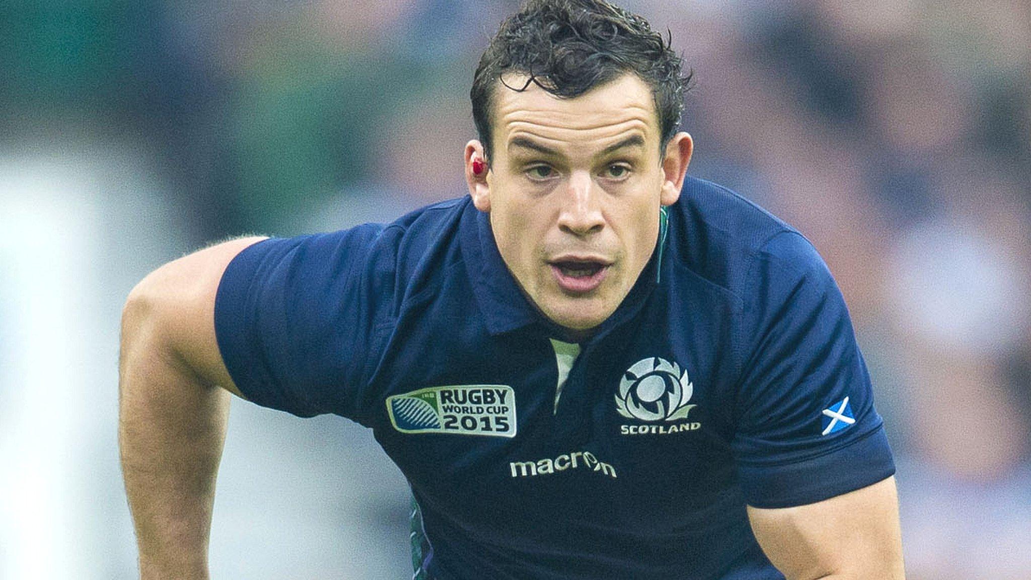 Scotland flanker John Hardie in action at last year's Rugby World Cup