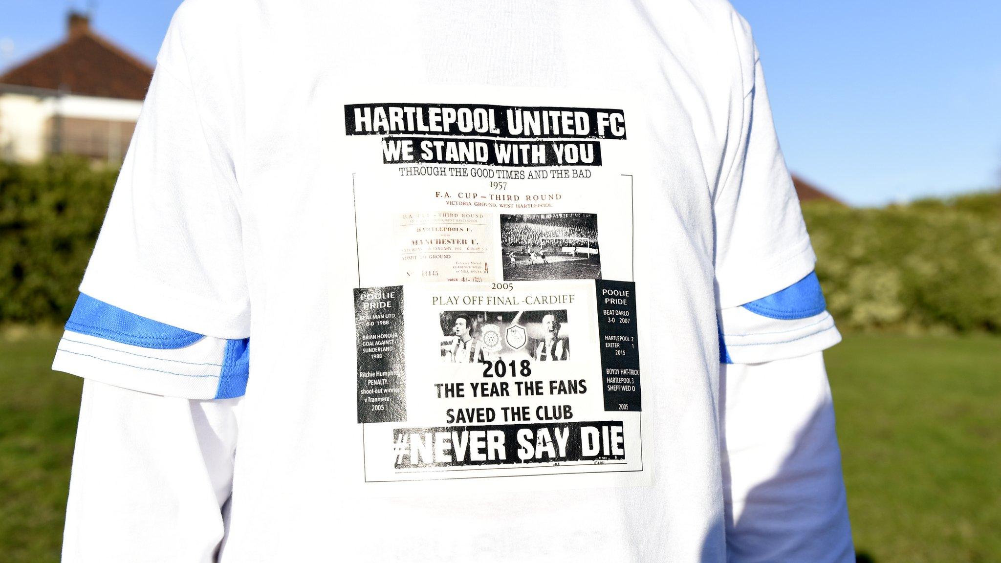 Hartlepool United fan t-shirt