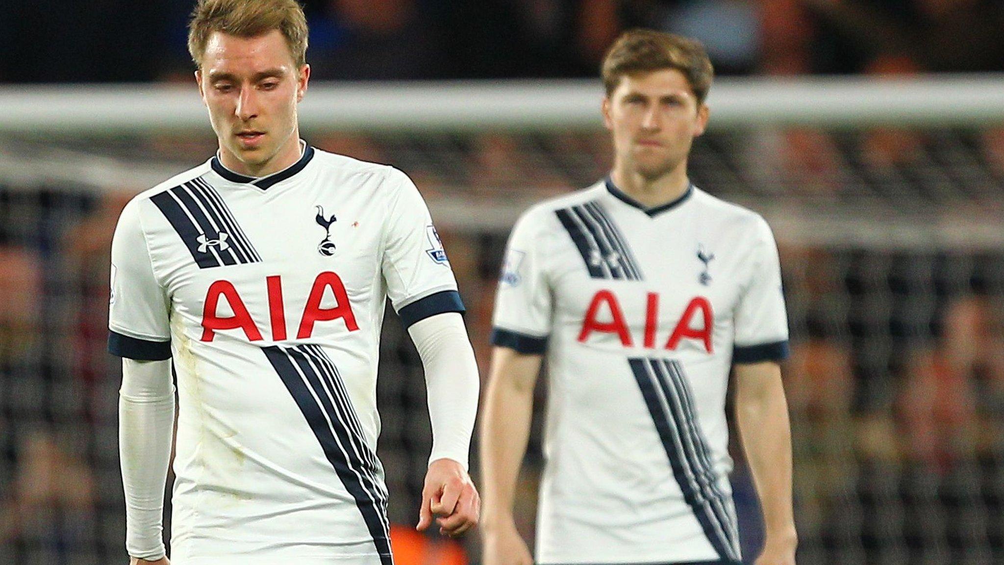 Tottenham players disappointed after draw