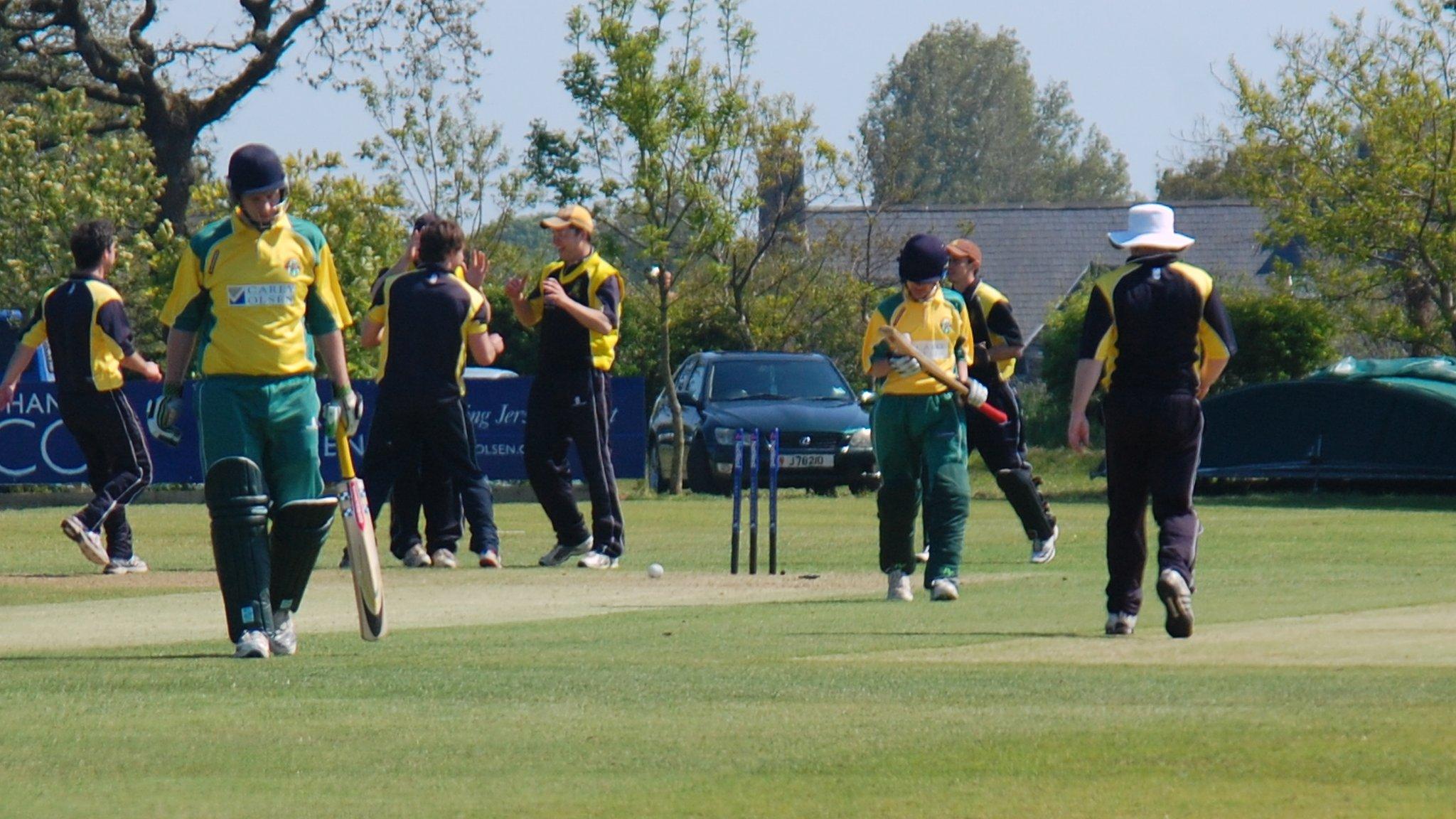 Cricket match in Jersey