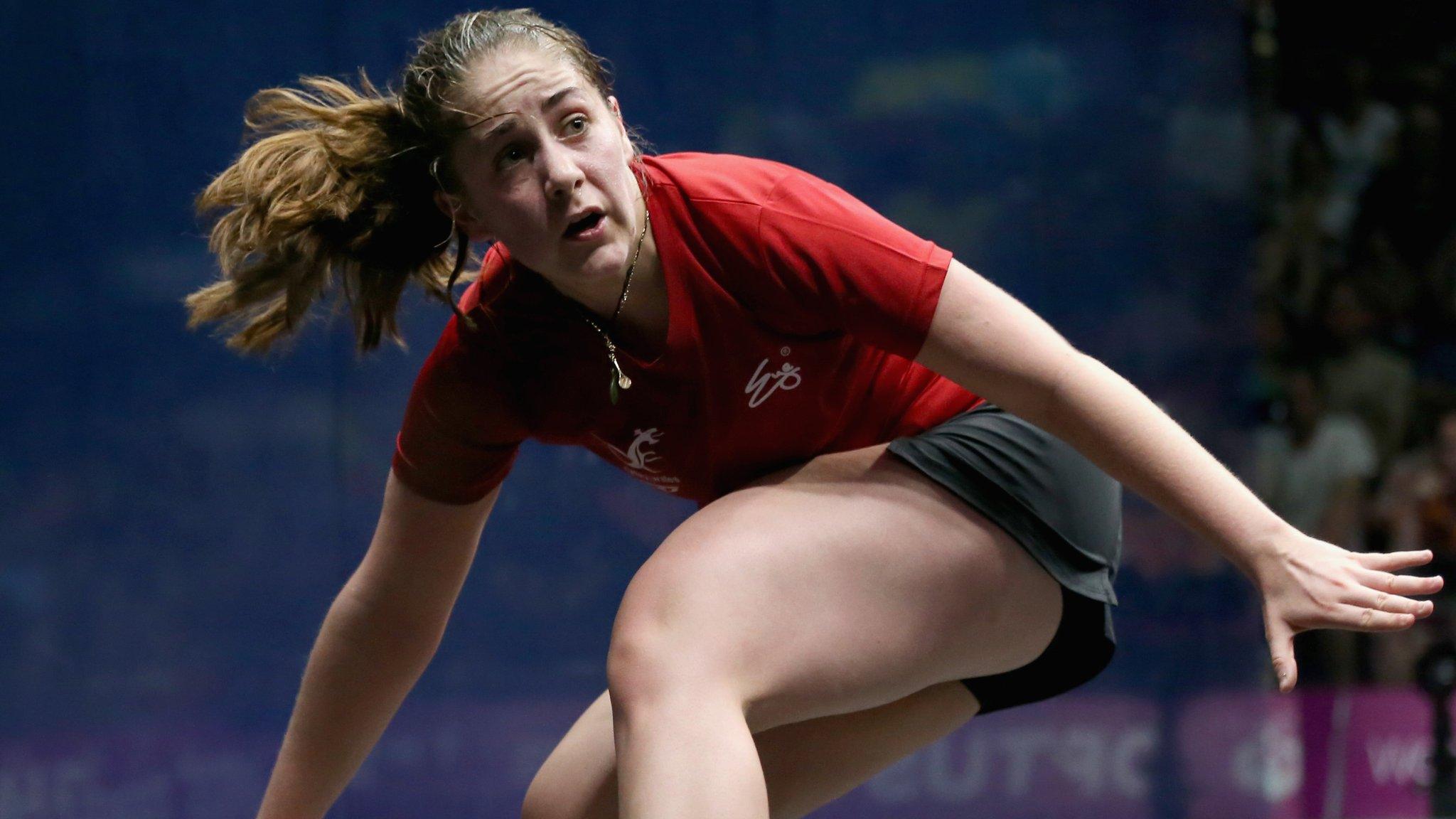 Tesni Evans wins squash bronze