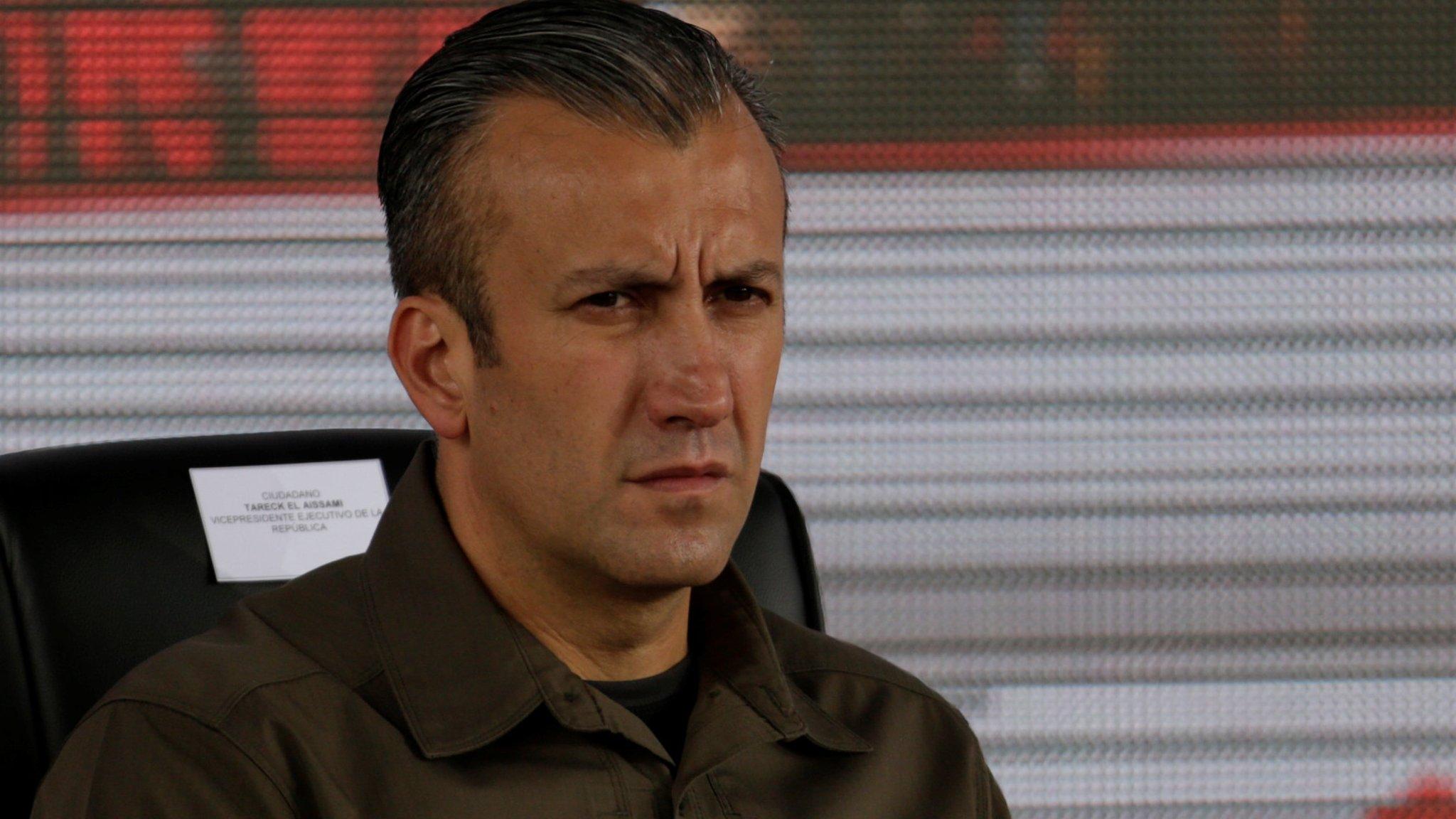 Venezuela's Vice-President Tareck el-Aissami attends the swearing-in ceremony of the new board of directors of Venezuelan state oil company PDVSA in Caracas, Venezuela January 31, 2017