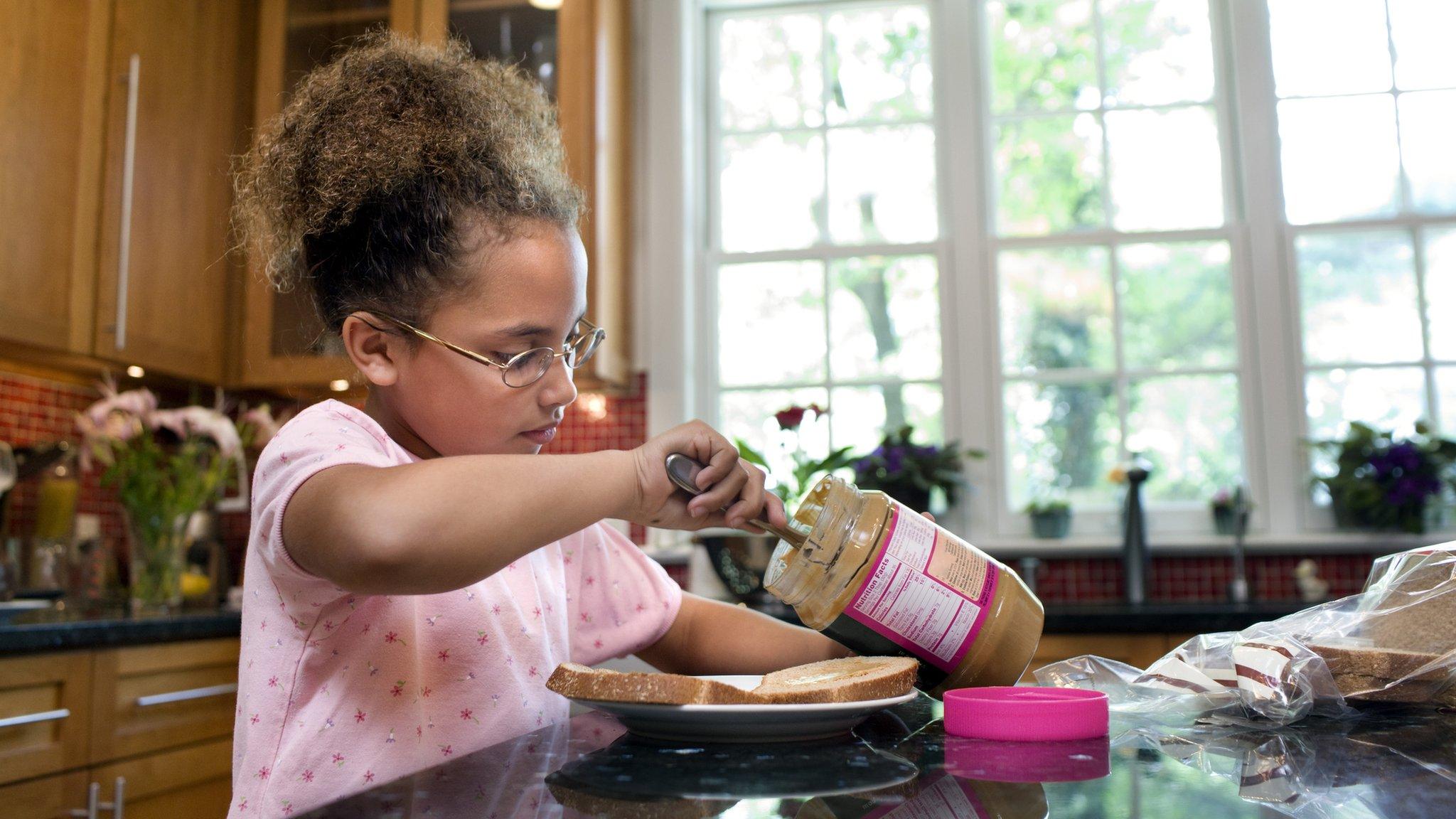 girl in kitchen