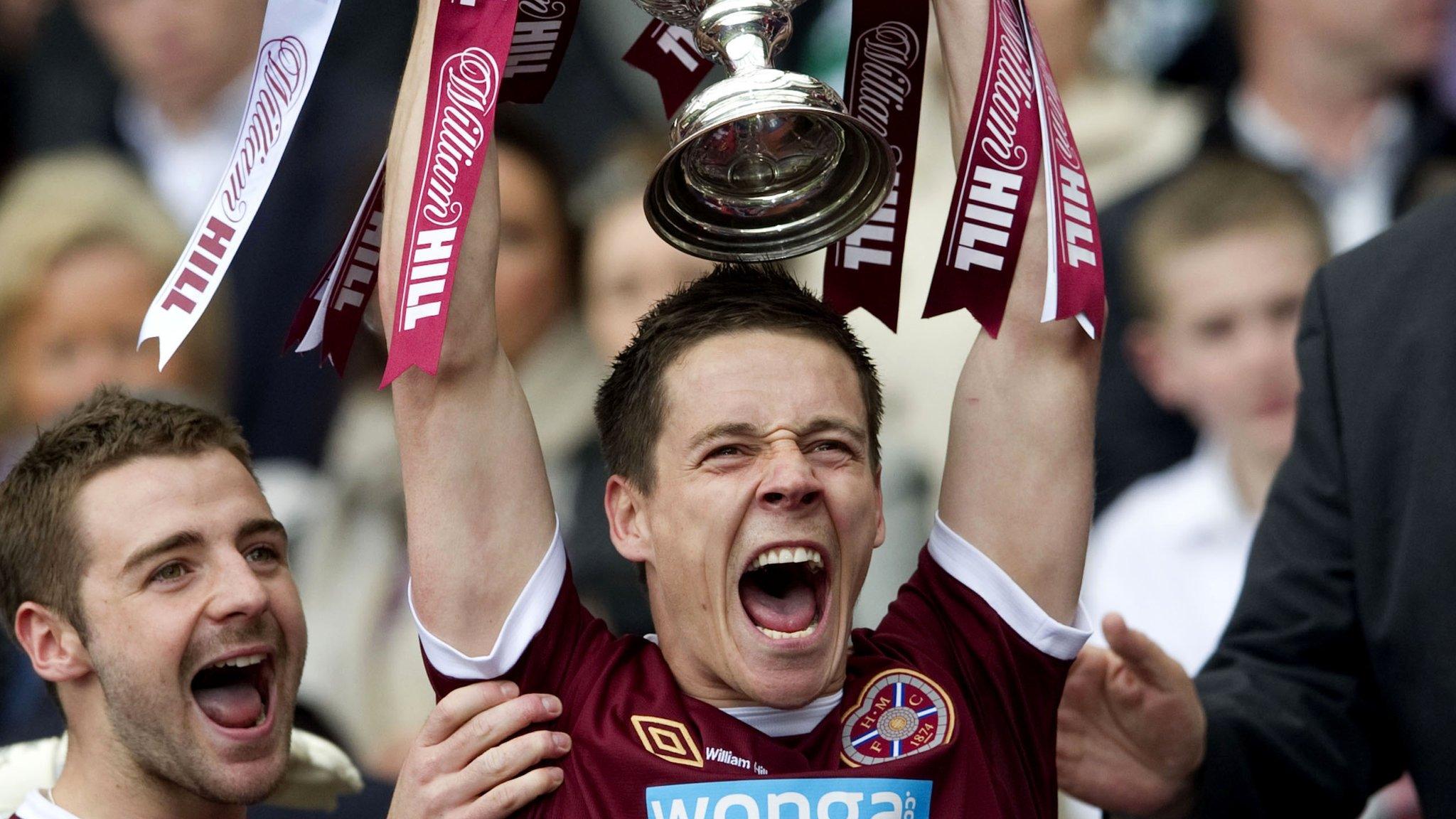 Ian Black lifting the Scottish Cup in 2012