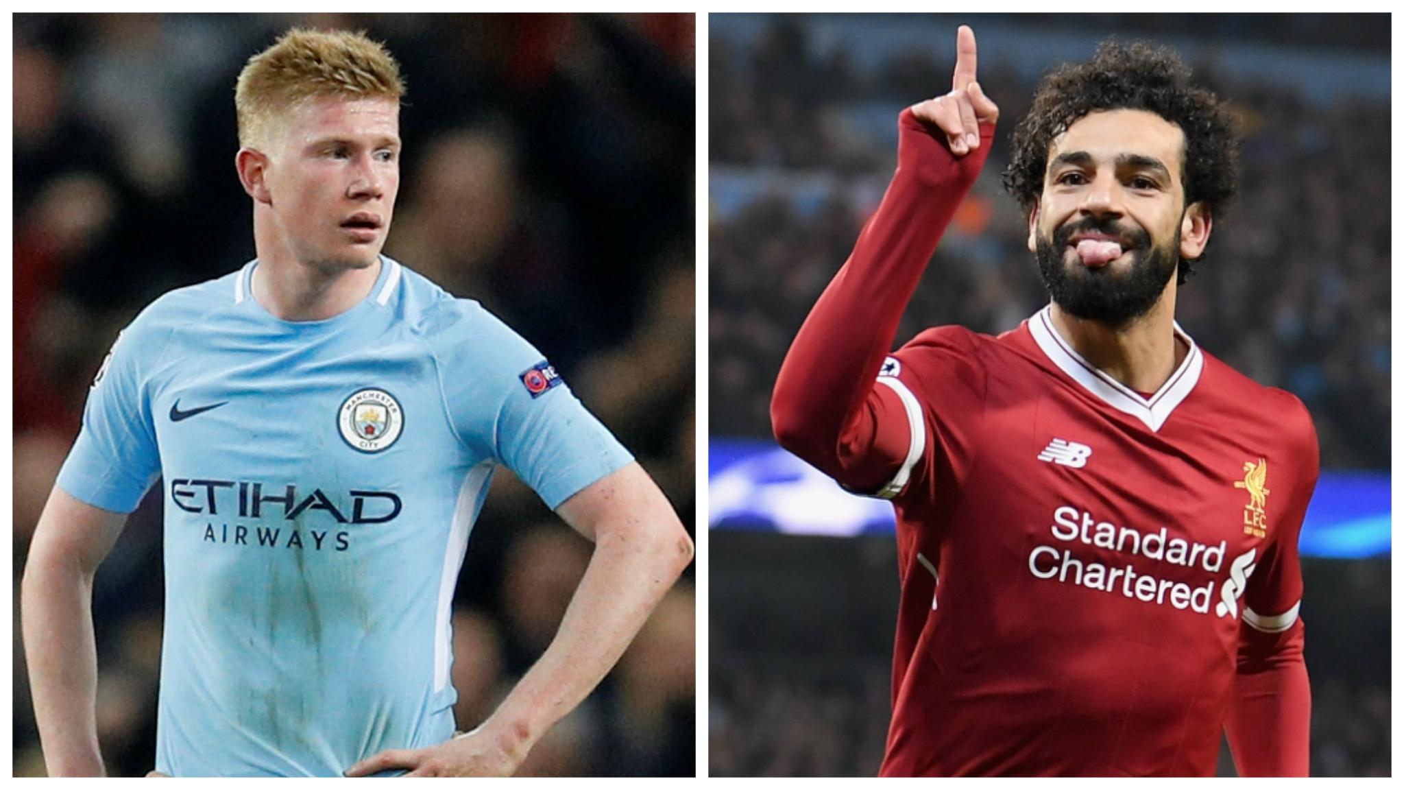 Kevin de Bruyne & Mo Salah