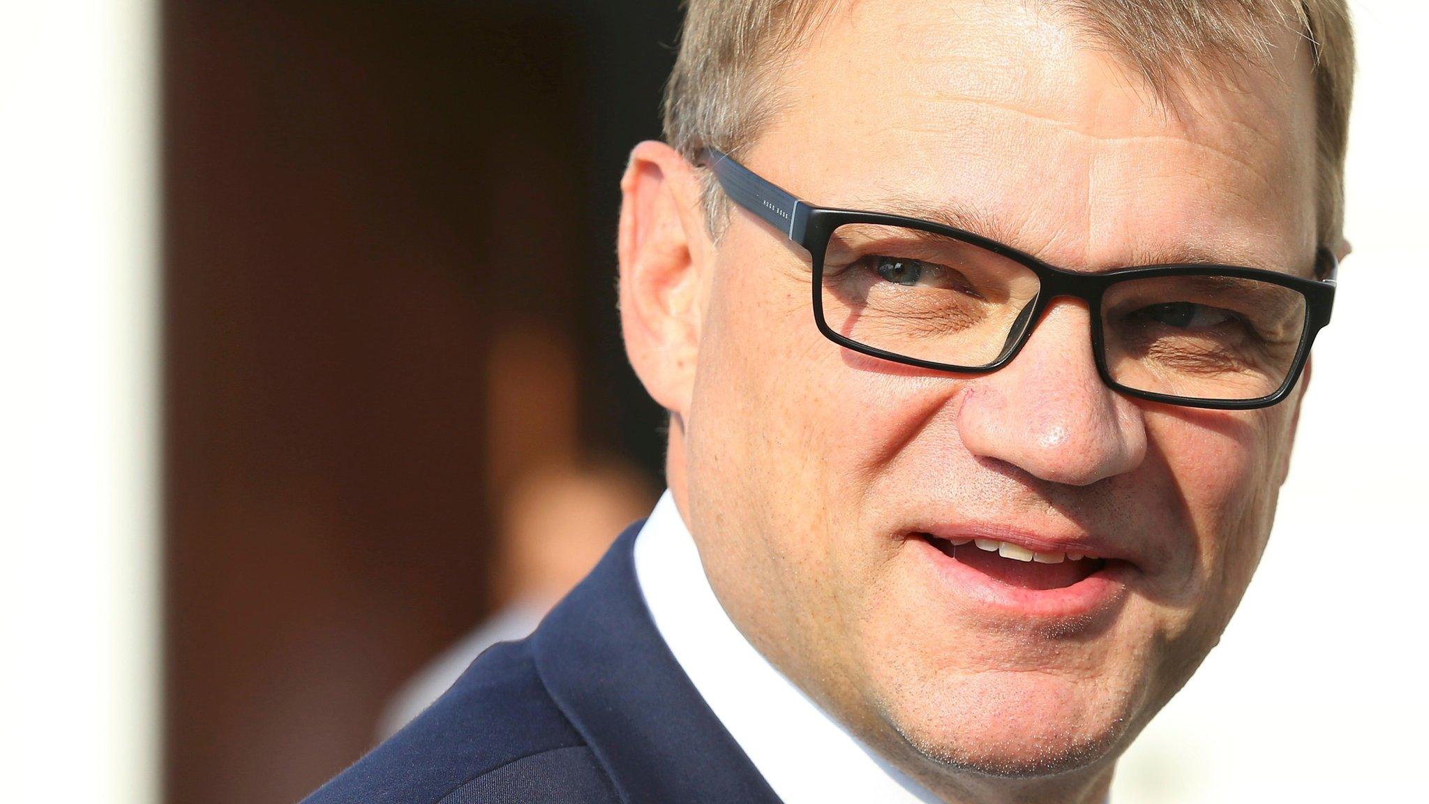 Juha Sipila arrives for European Union summit in Bratislava, Slovakia (September 16, 2016)