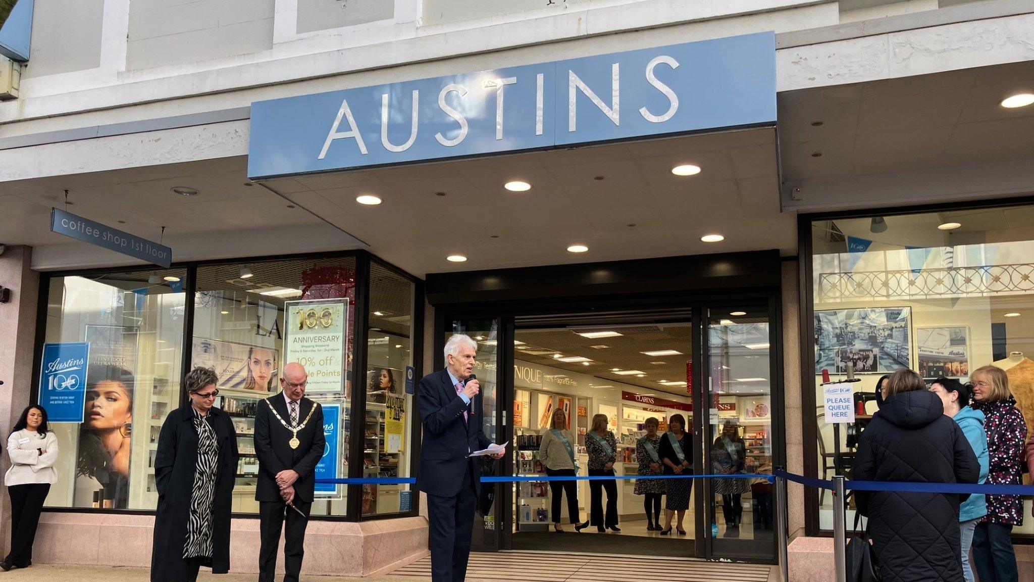 David Austin outside Austins