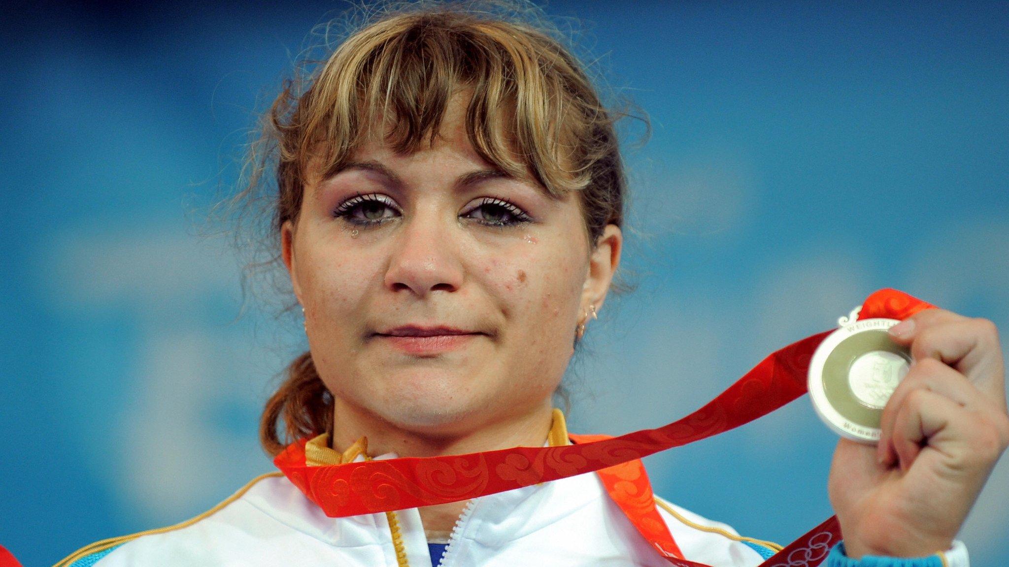 Kazahkstan weightlifter Irina Nekrassova