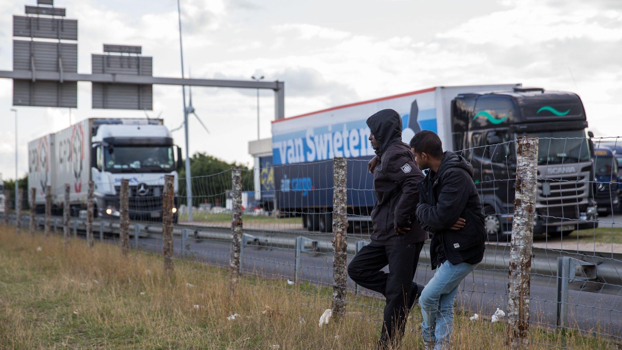 Migrants in Calais