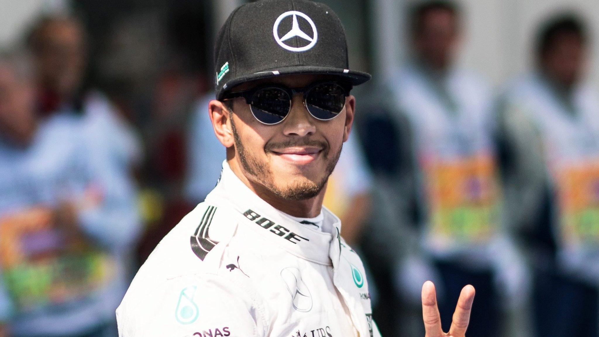 Mercedes F1 driver Lewis Hamilton