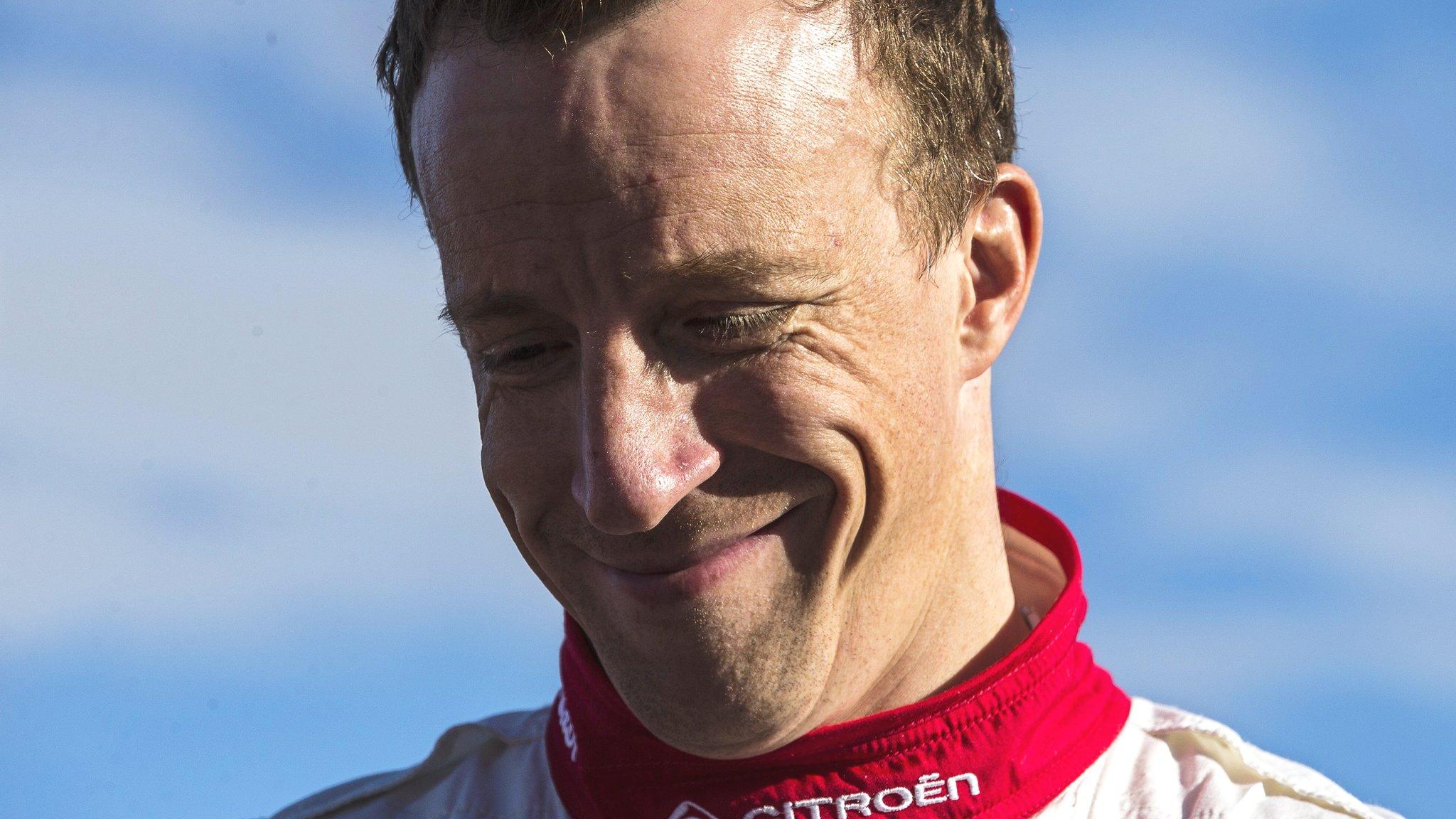 Kris Meeke steers his Citroen C3 during the first day of the rally in Mexico