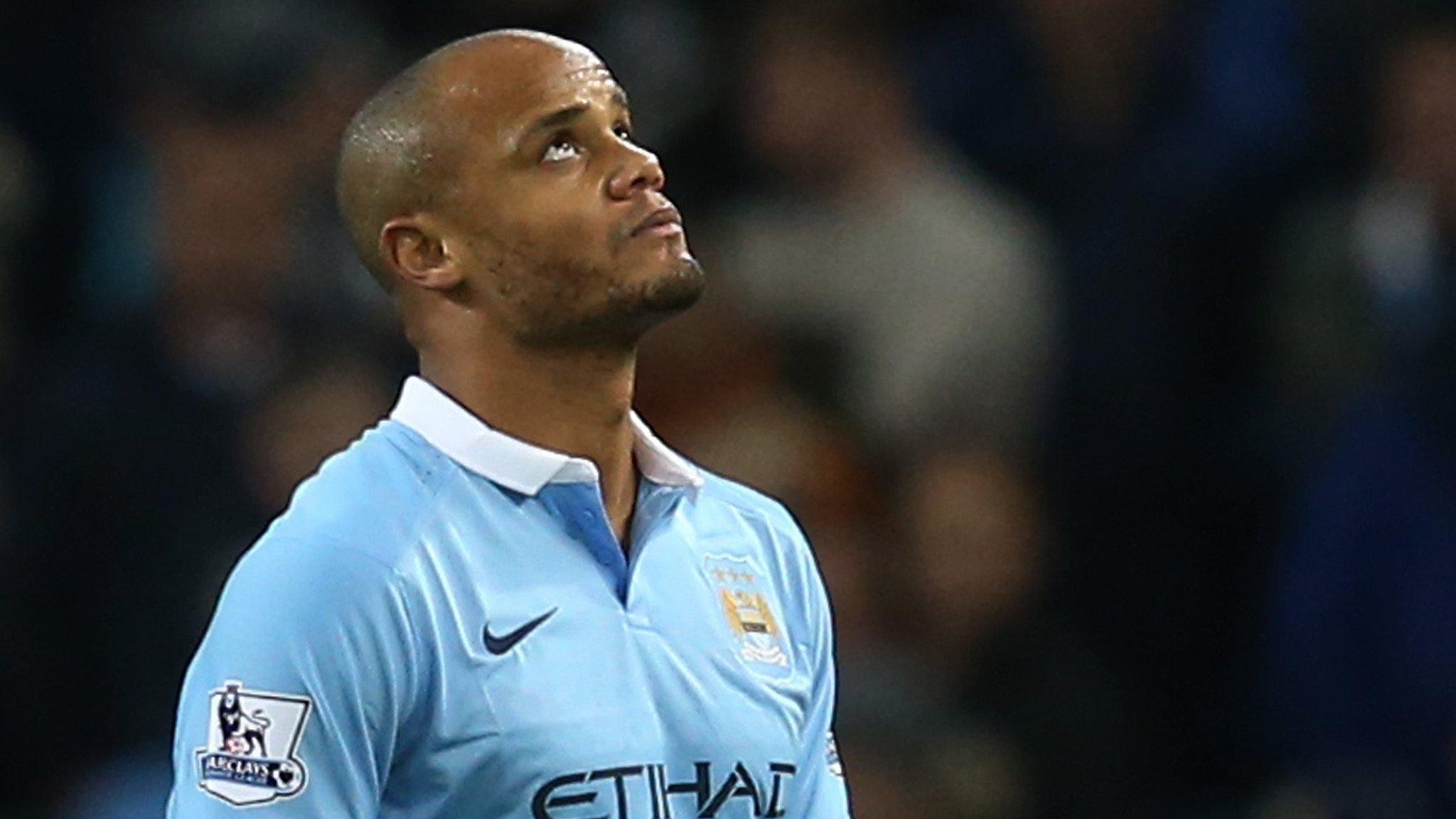 Manchester City skipper Vincent Kompany