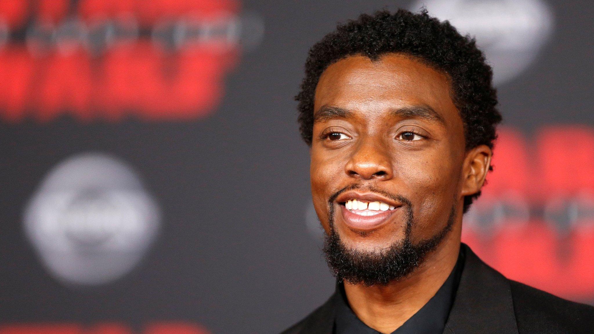 Chadwick Boseman at the world premiere of Star Wars: The Last Jedi (Sept 2017)