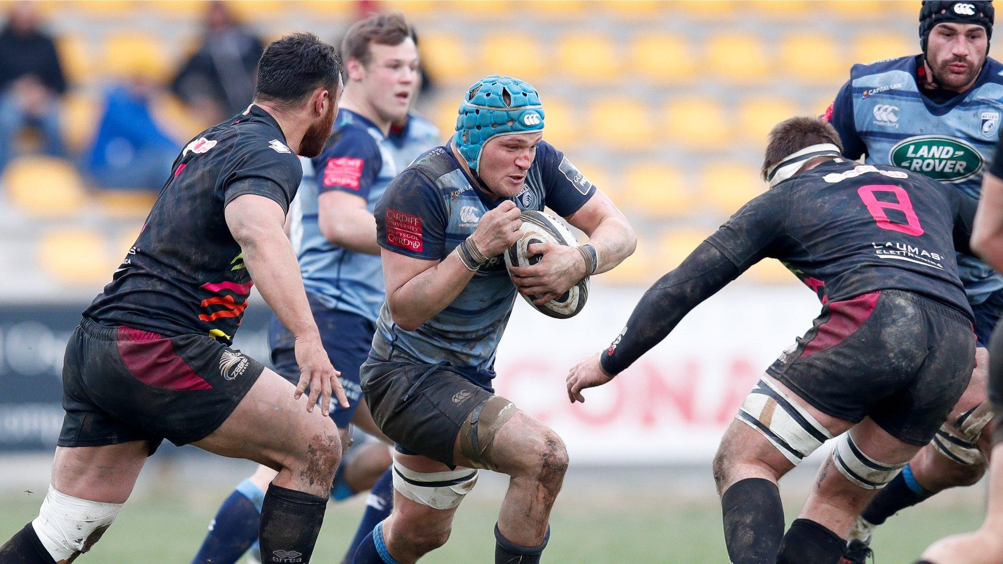 Cardiff Blues met Zebre in the Pro14 in Parma in Italy.