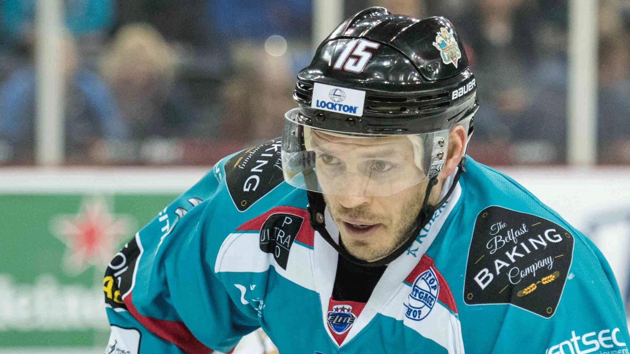 Kris Beech scored two goals for the Belfast Giants