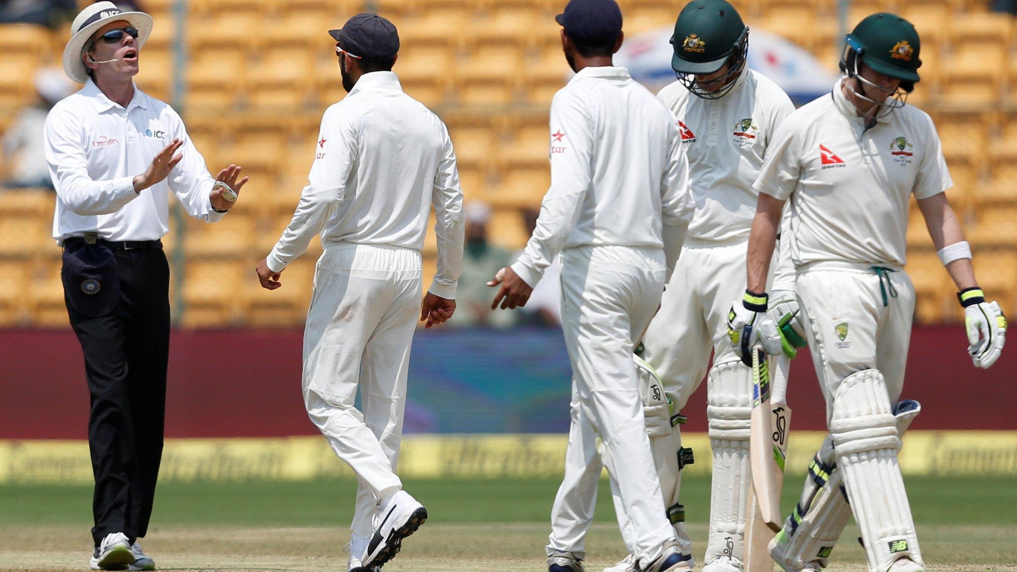 Tension mounts in the India-Australia Test