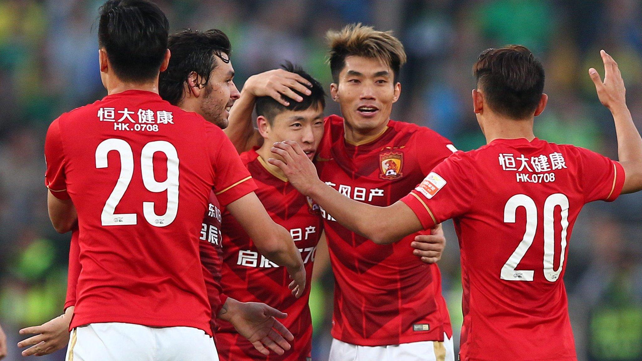 Phil Scolari's Guangzhou Evergrande win the 2015 Chinese Super League