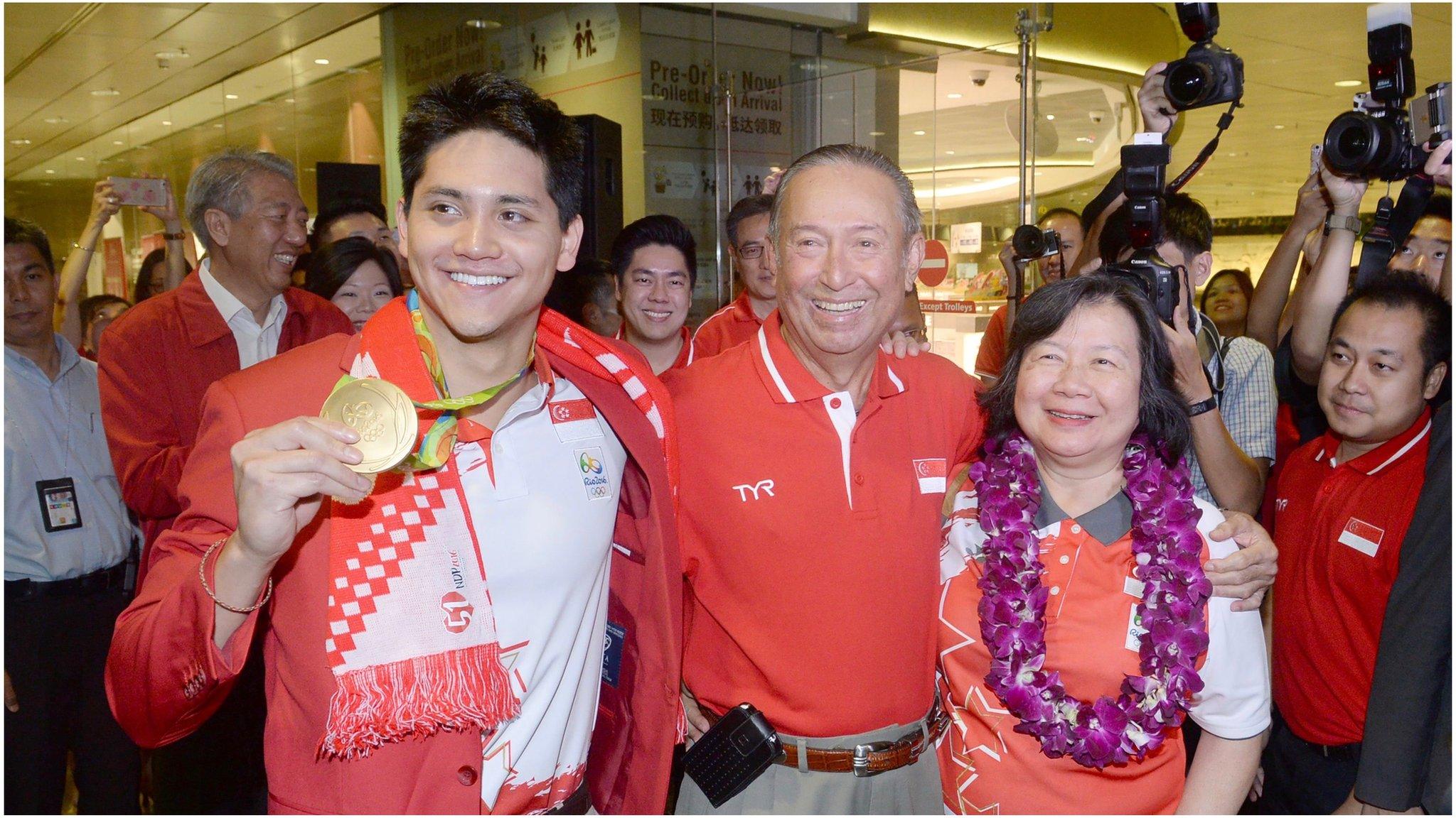 Schooling with his family in Singapore