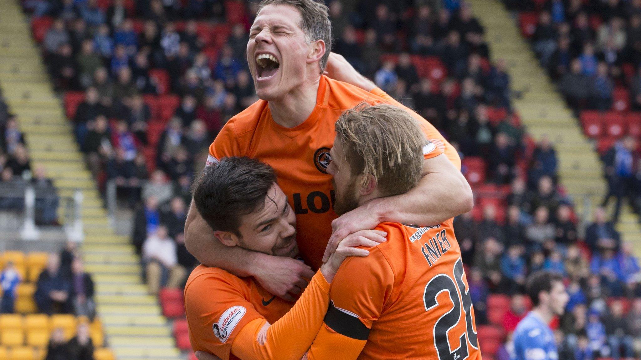 Dundee United celebrate