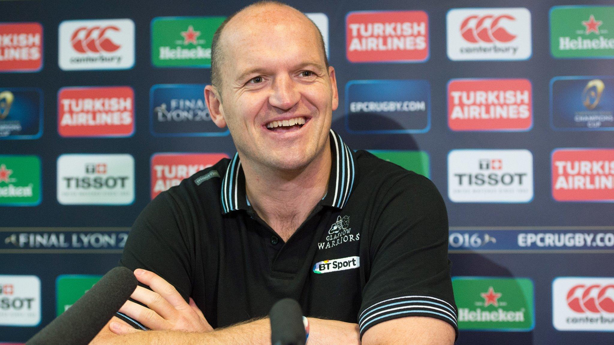 Glasgow Warriors head coach Gregor Townsend