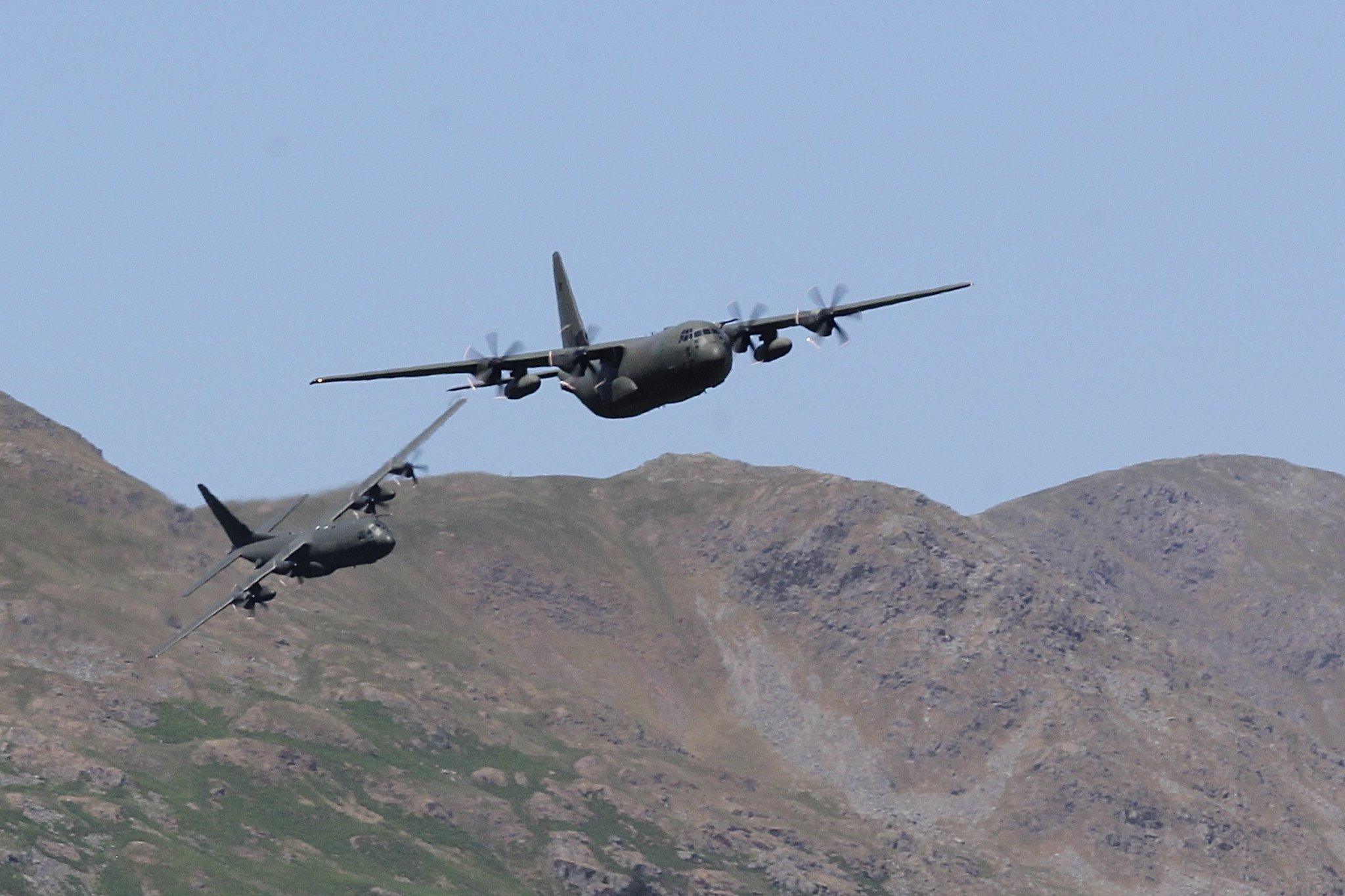 Hercules flypast at Lake District 