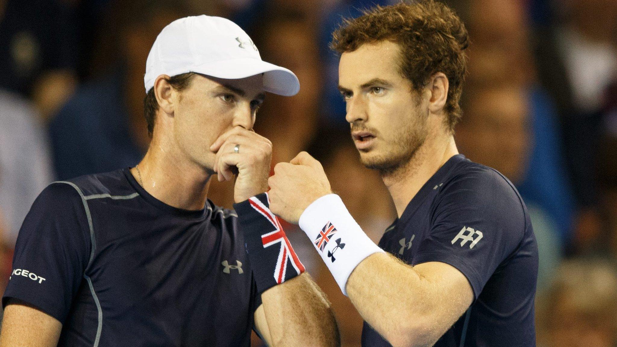 Andy and Jamie Murray