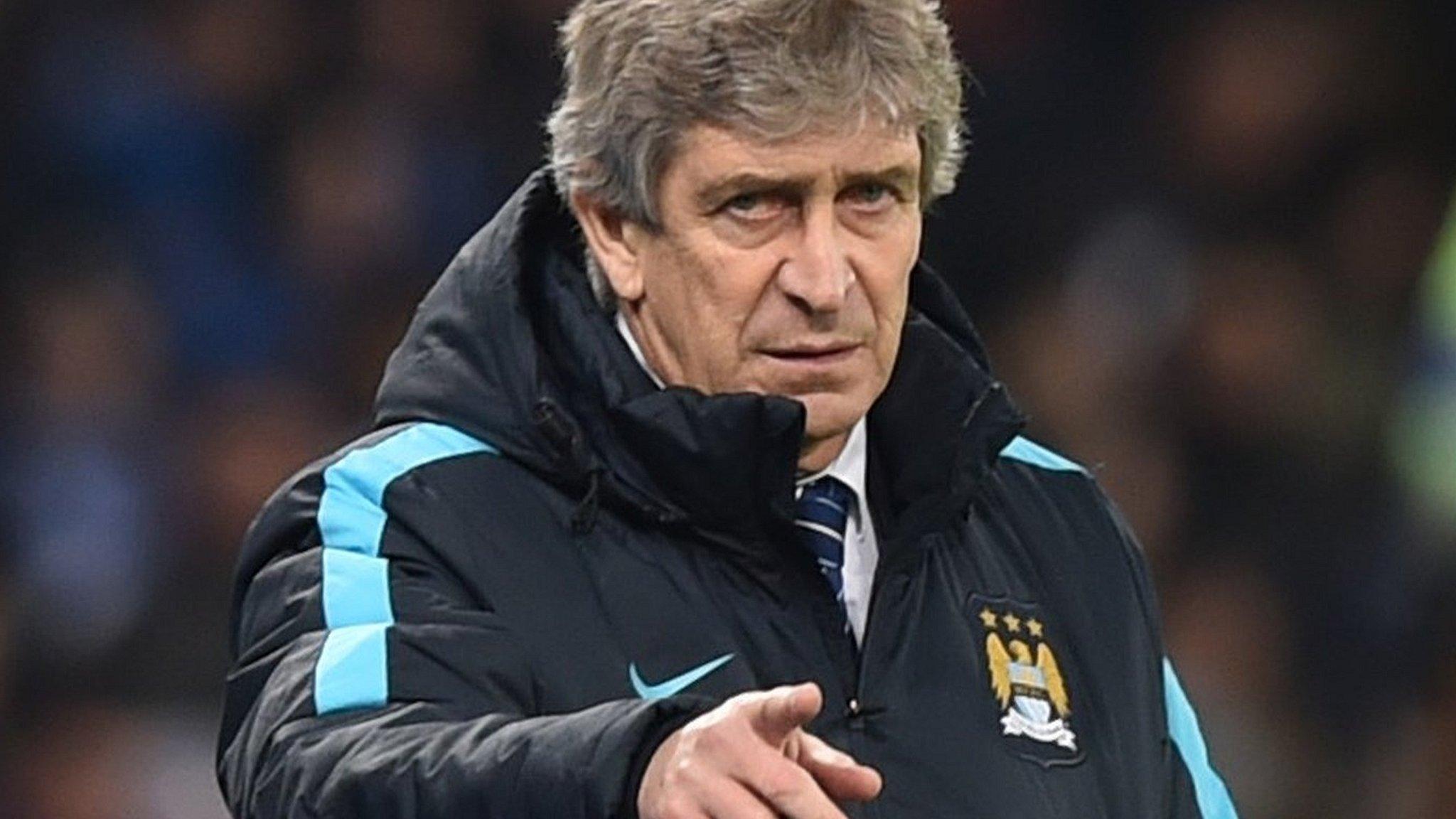 Manchester City manager Manuel Pellegrini