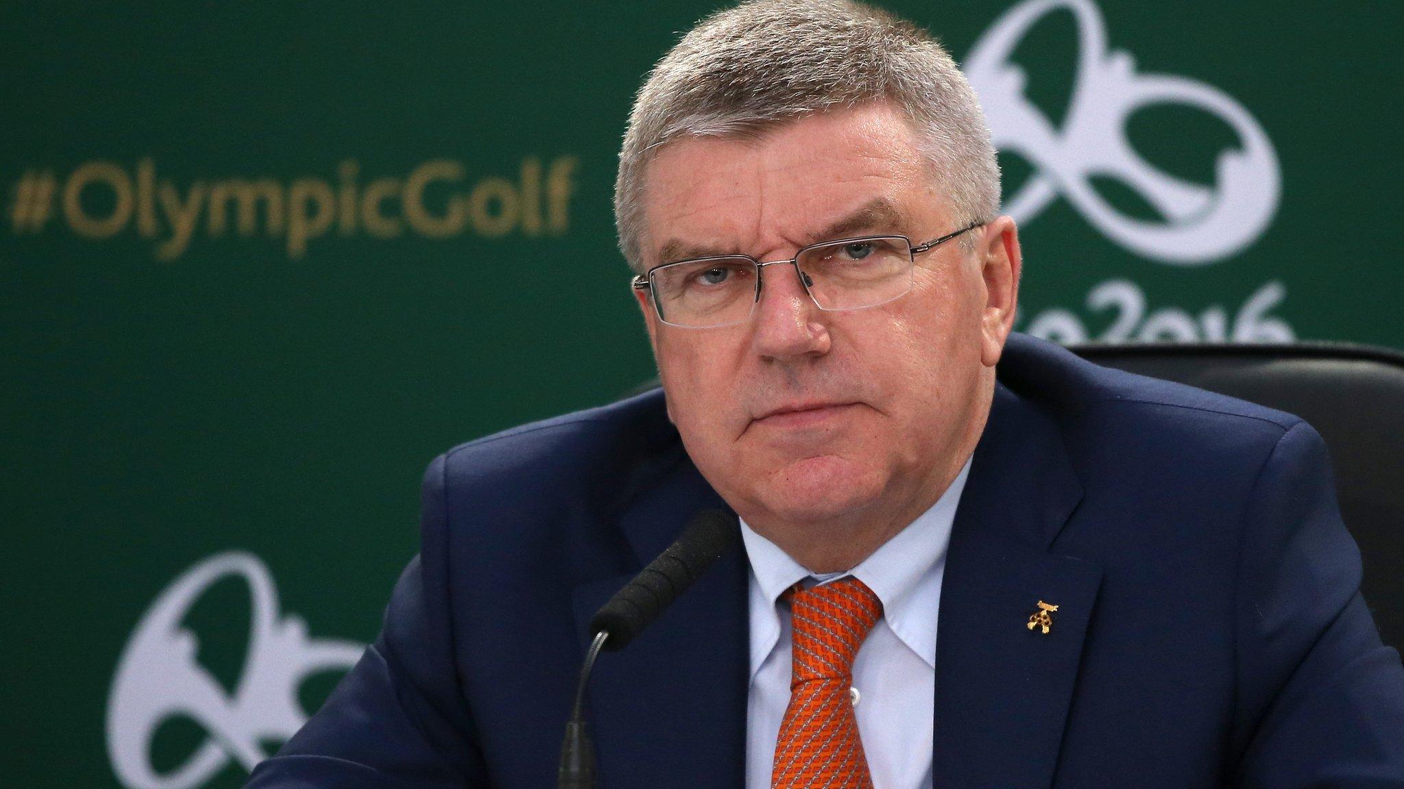 International Olympic Committee president Thomas Bach