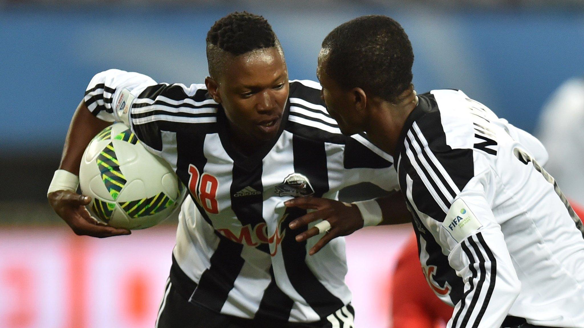 TP Mazembe will hope Rainford Kalaba (left) can produce a big performance