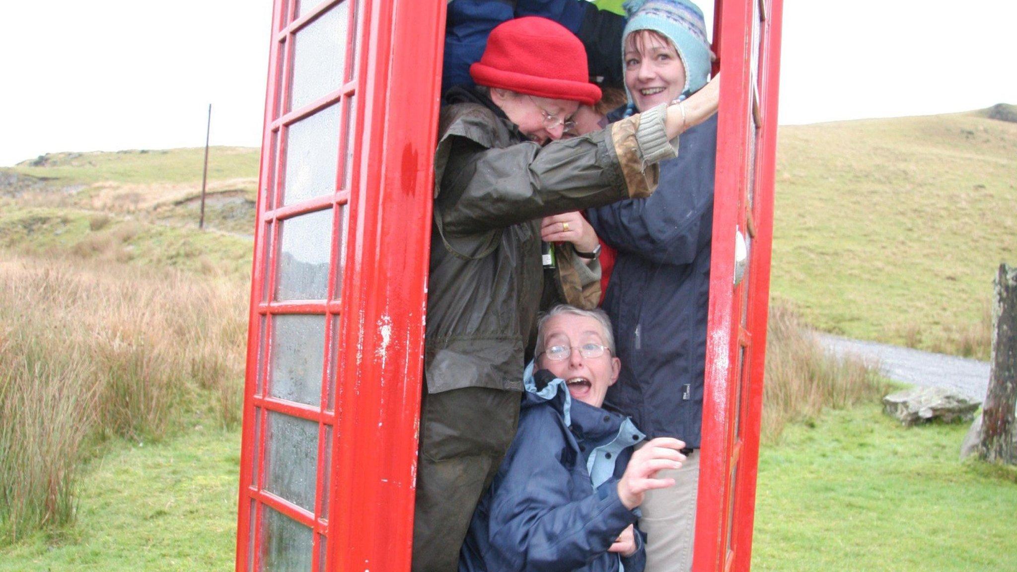 The red telephone box