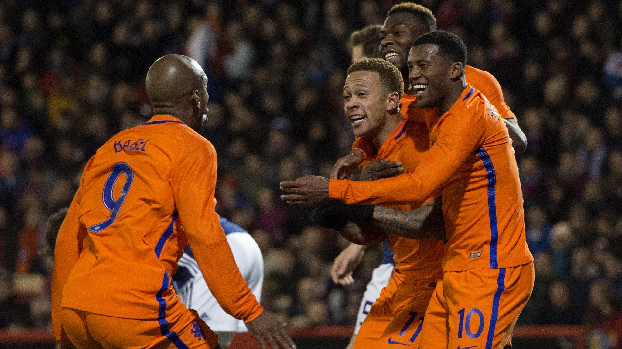 Netherlands striker Memphis Depay