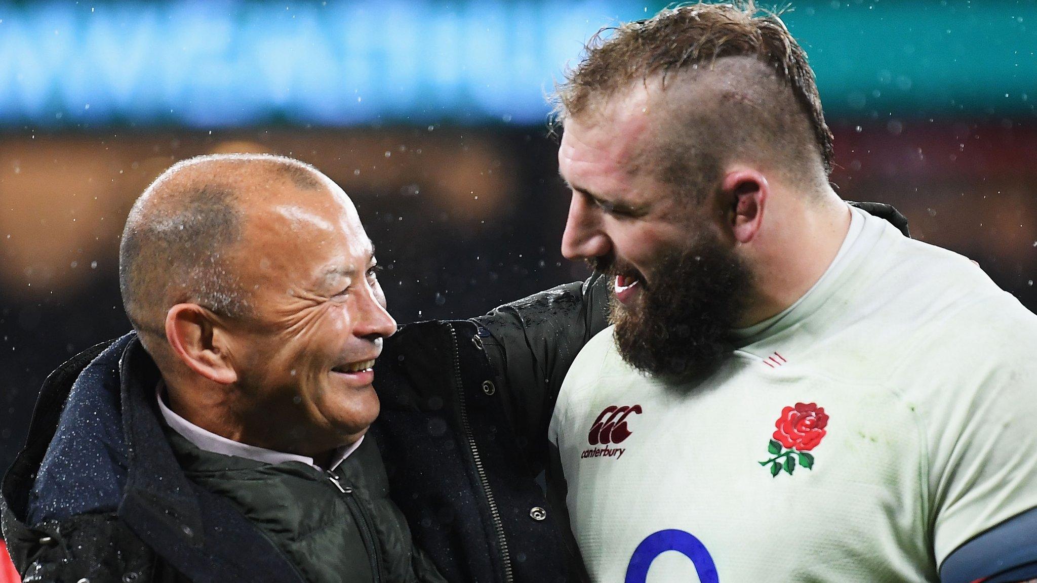 Eddie Jones and Joe Marler